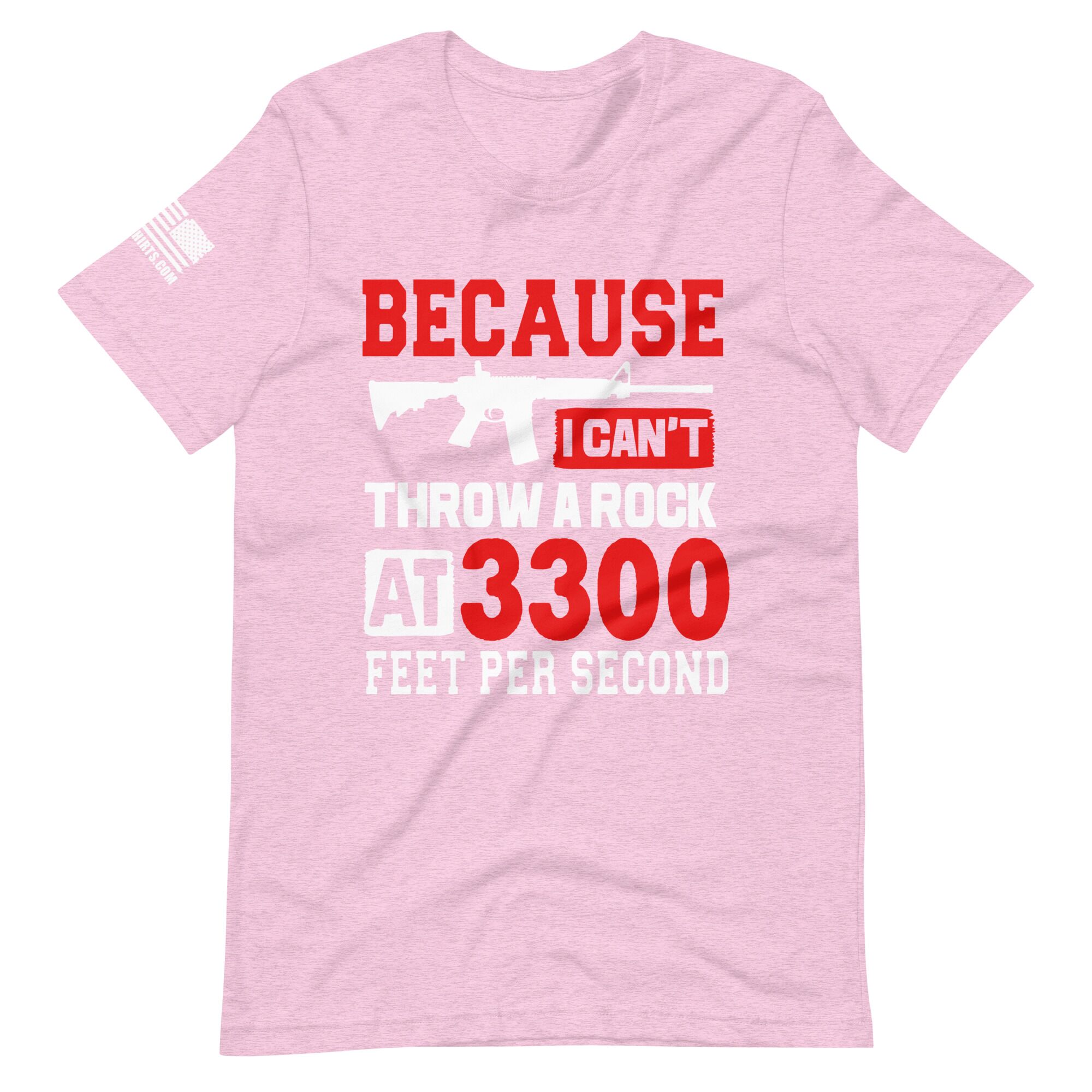 Because I can't Throw 2nd amendment pro gun Unisex t-shirt - Image 5