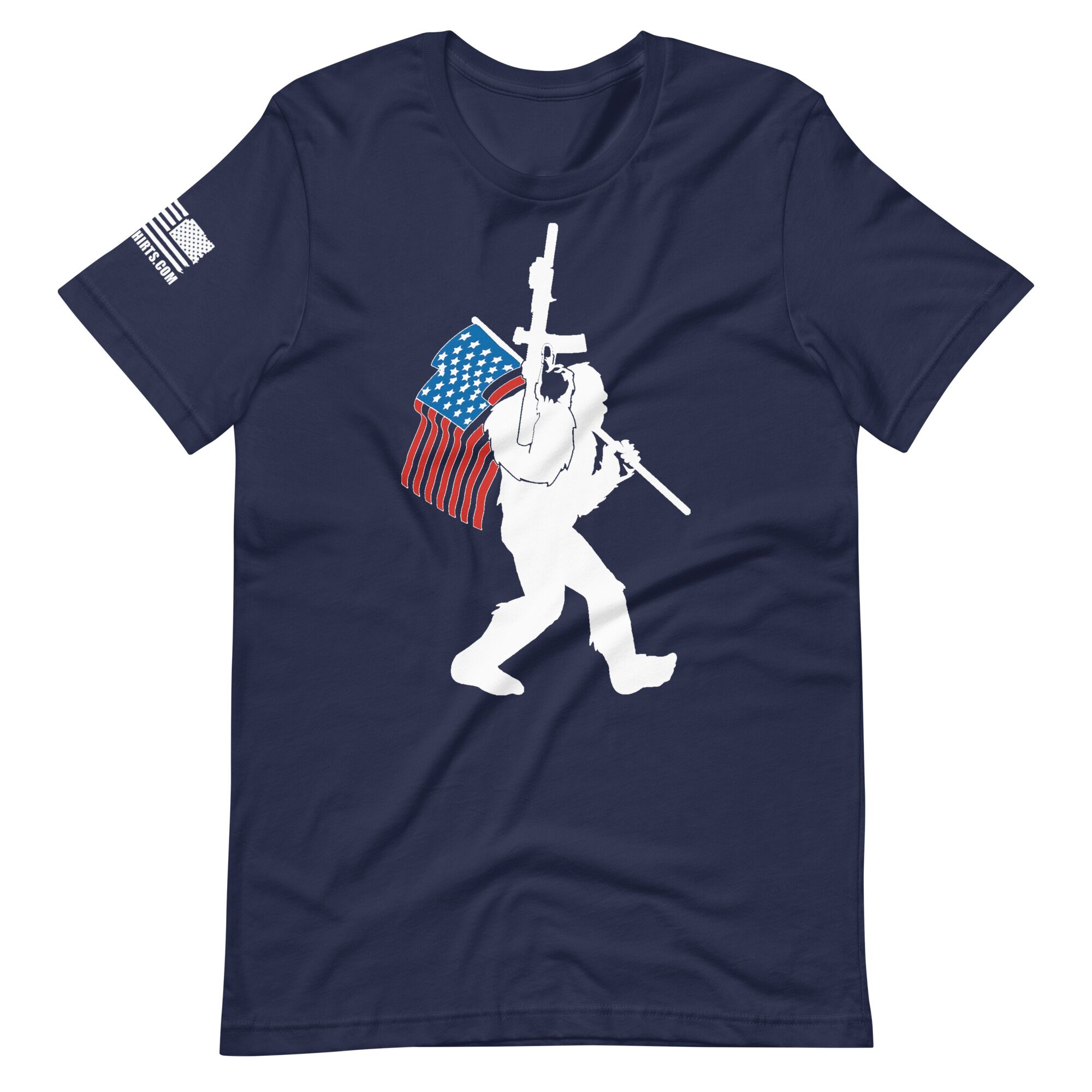 Bigfoot With A Gun 2nd Amendment Pro Gun Unisex t-shirt - Image 2