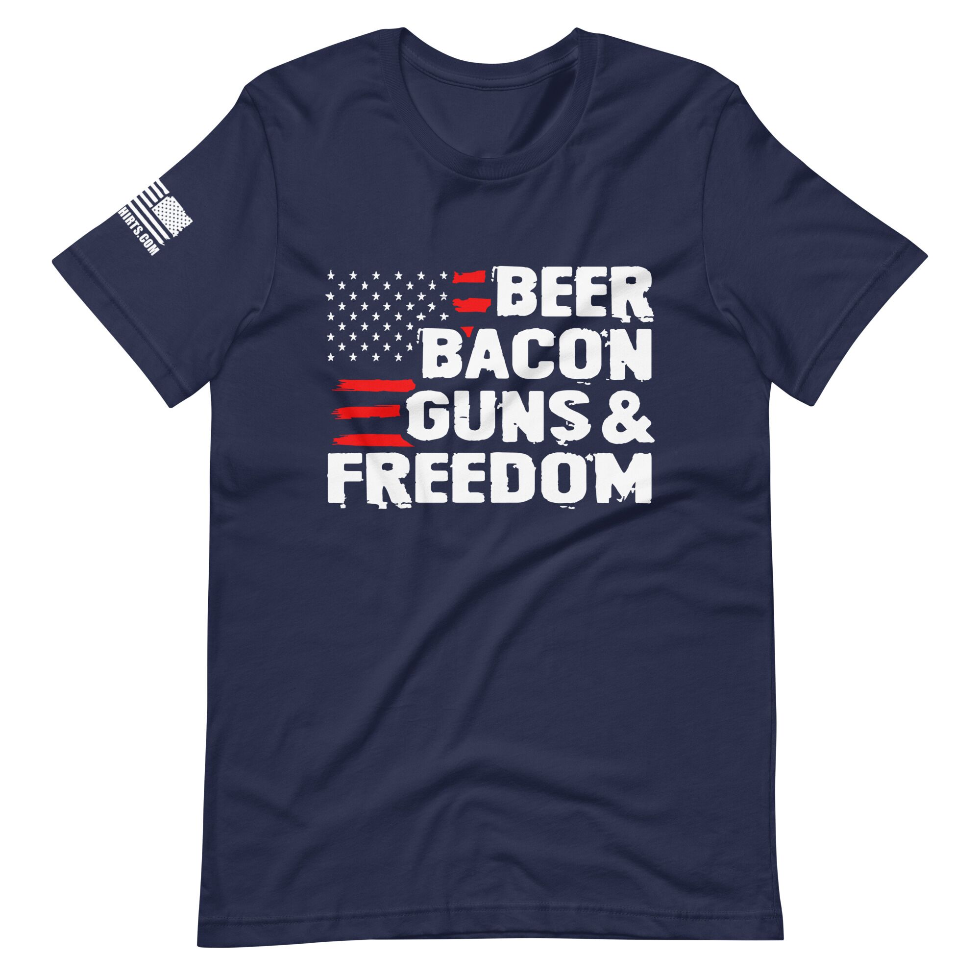 Beer, Bacon, Guns 2nd amendment pro gun Unisex t-shirt - Image 2