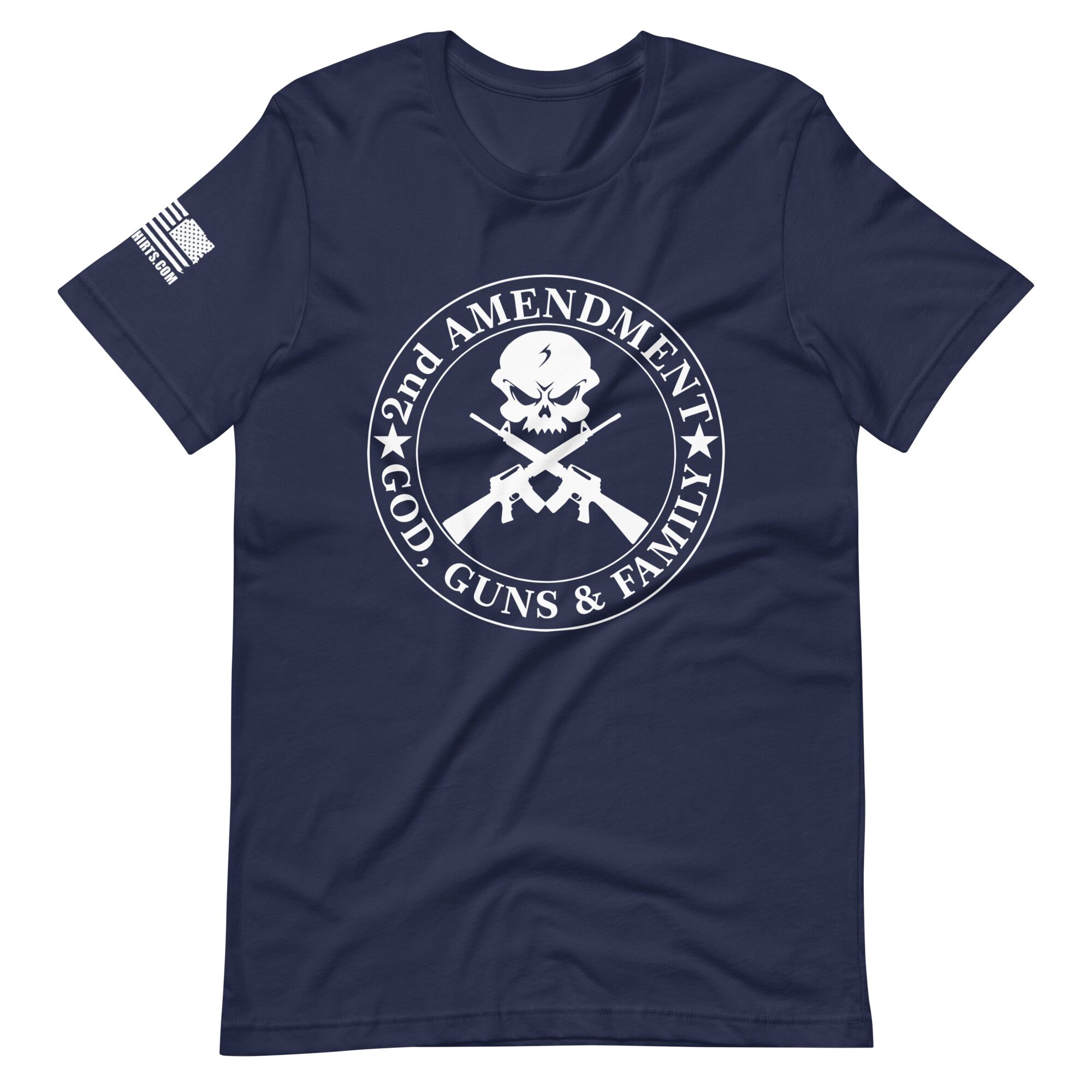 God, Guns, Family 2nd amendment pro gun Unisex t-shirt - Image 2