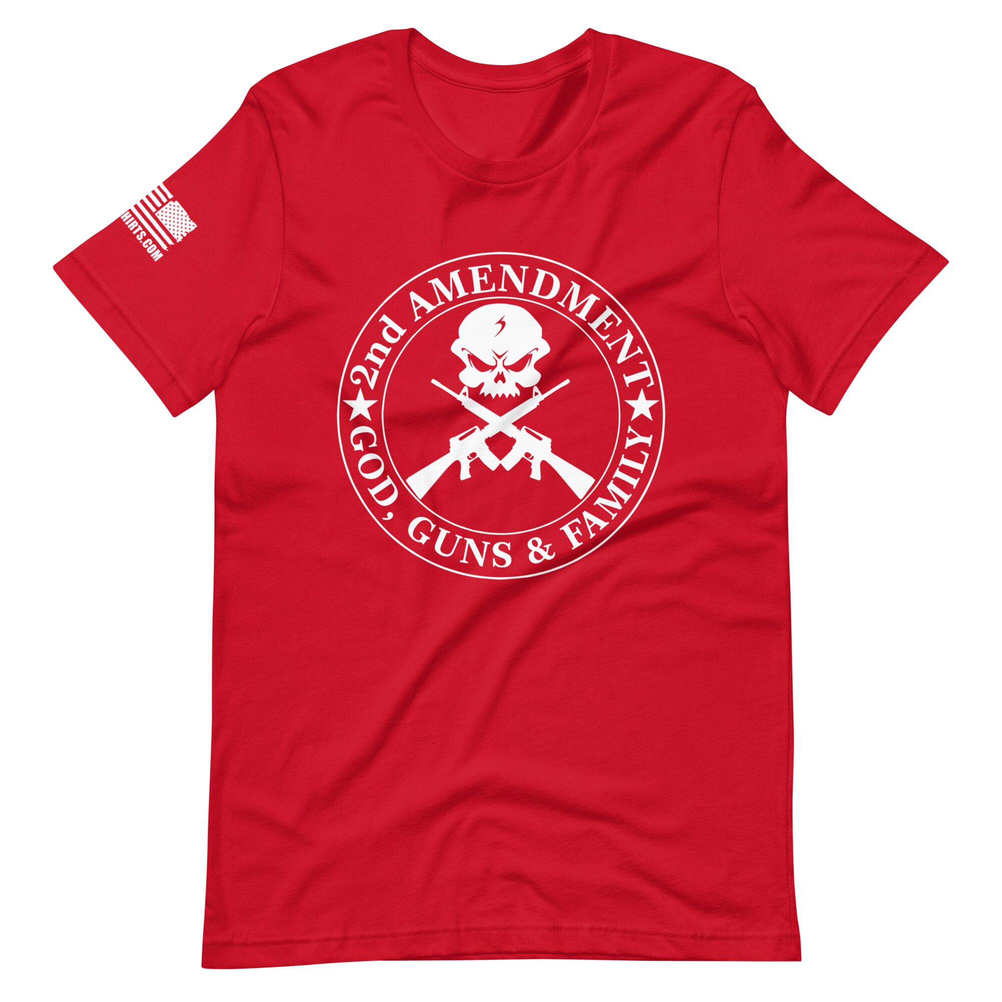 God, Guns, Family 2nd amendment pro gun Unisex t-shirt - Image 3
