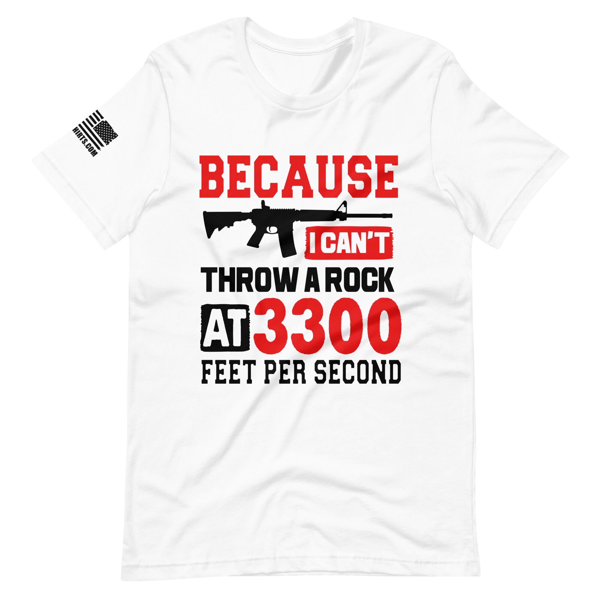 Because I can't Throw 2nd amendment pro gun Unisex t-shirt - Image 6