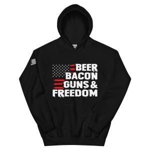 Beer, Bacon, Guns 2nd amendment pro gun Unisex Hoodie