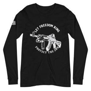Let the freedom ring 2nd amendment pro gun Unisex Long Sleeve Tee