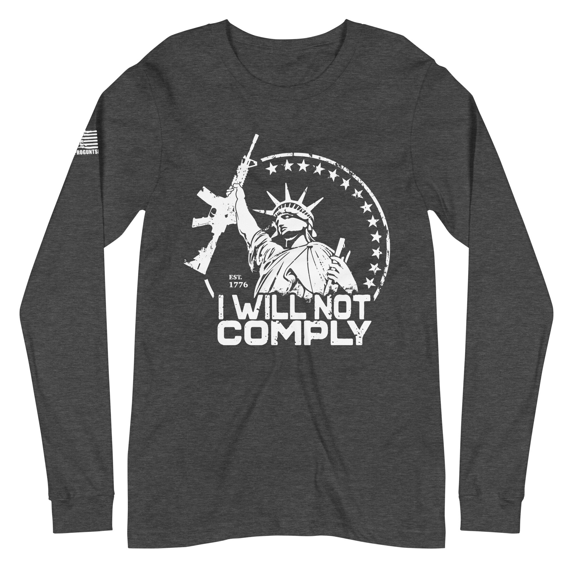 I will not comply 2nd amendment pro gun Unisex Long Sleeve Tee - Image 5