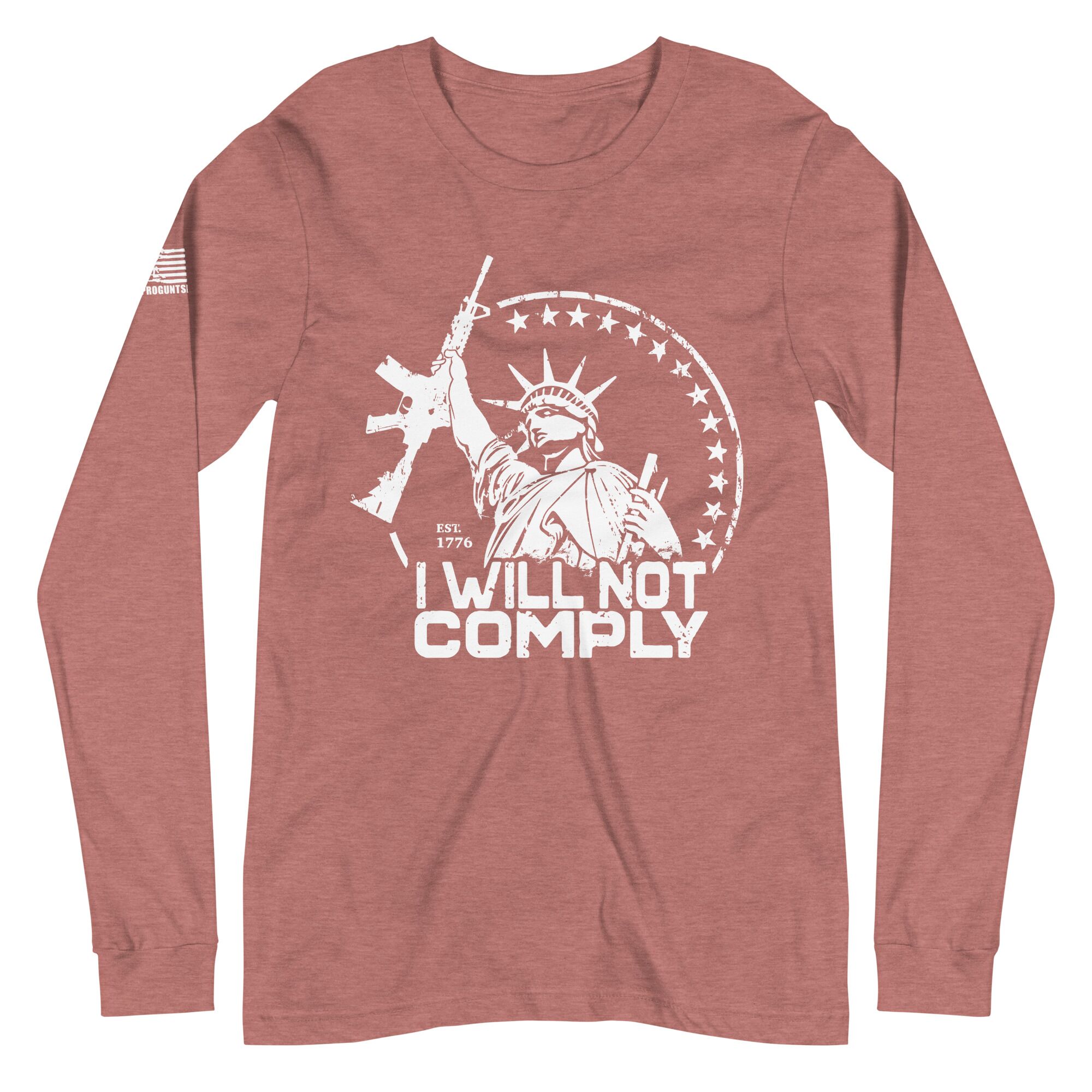 I will not comply 2nd amendment pro gun Unisex Long Sleeve Tee - Image 6