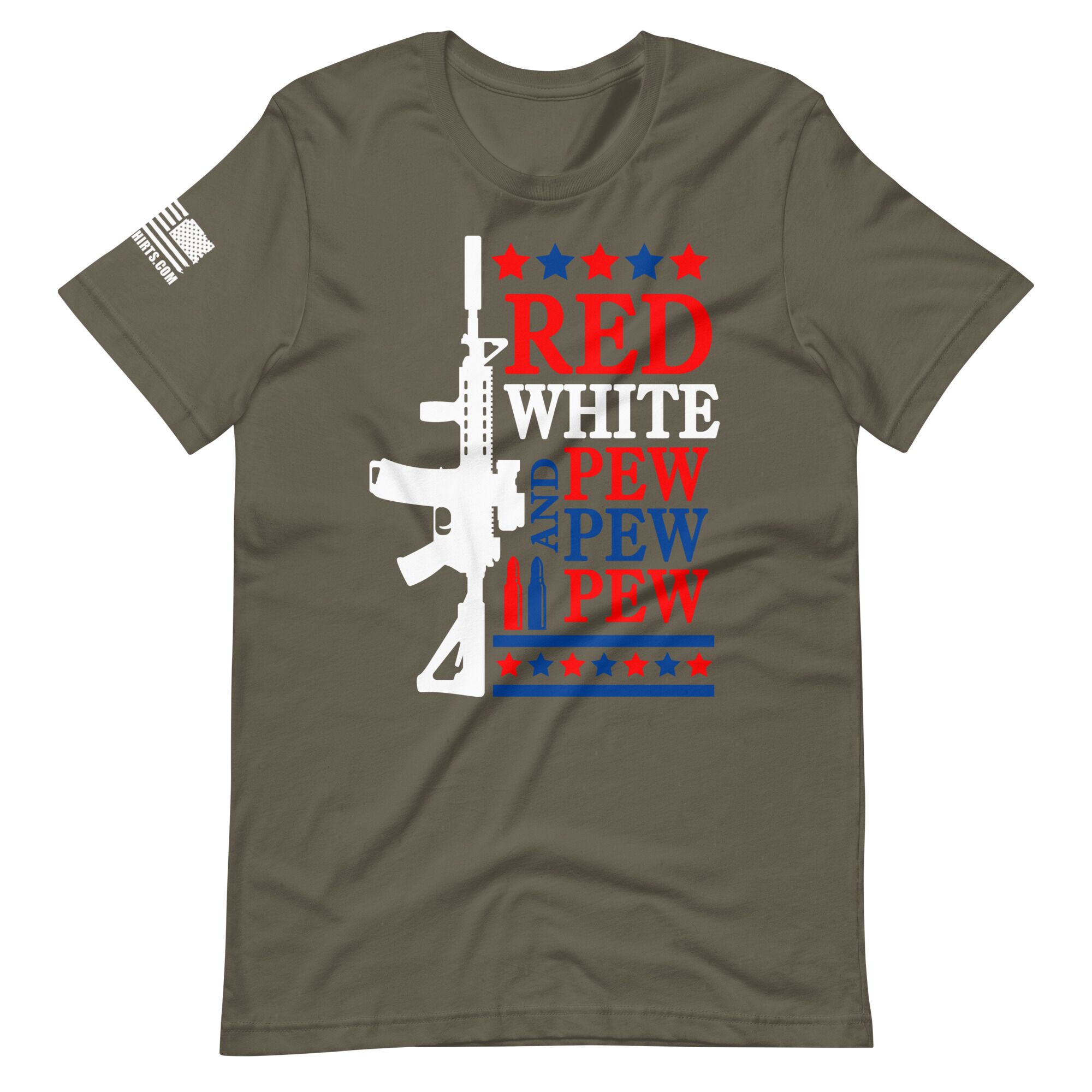 Red White 2nd amendment pro gun Unisex t-shirt - Image 4