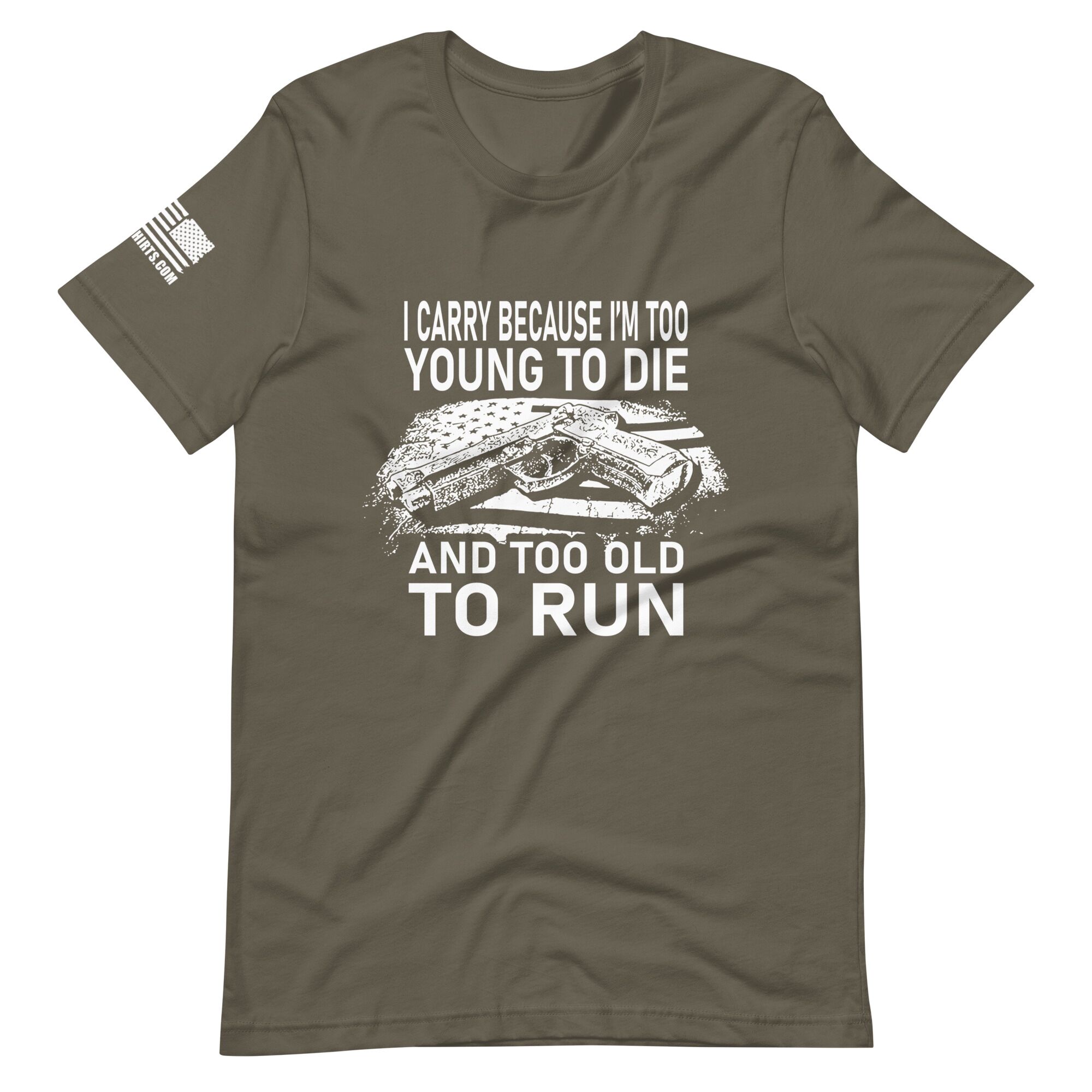 I carry because 2nd amendment pro gun Unisex t-shirt - Image 5