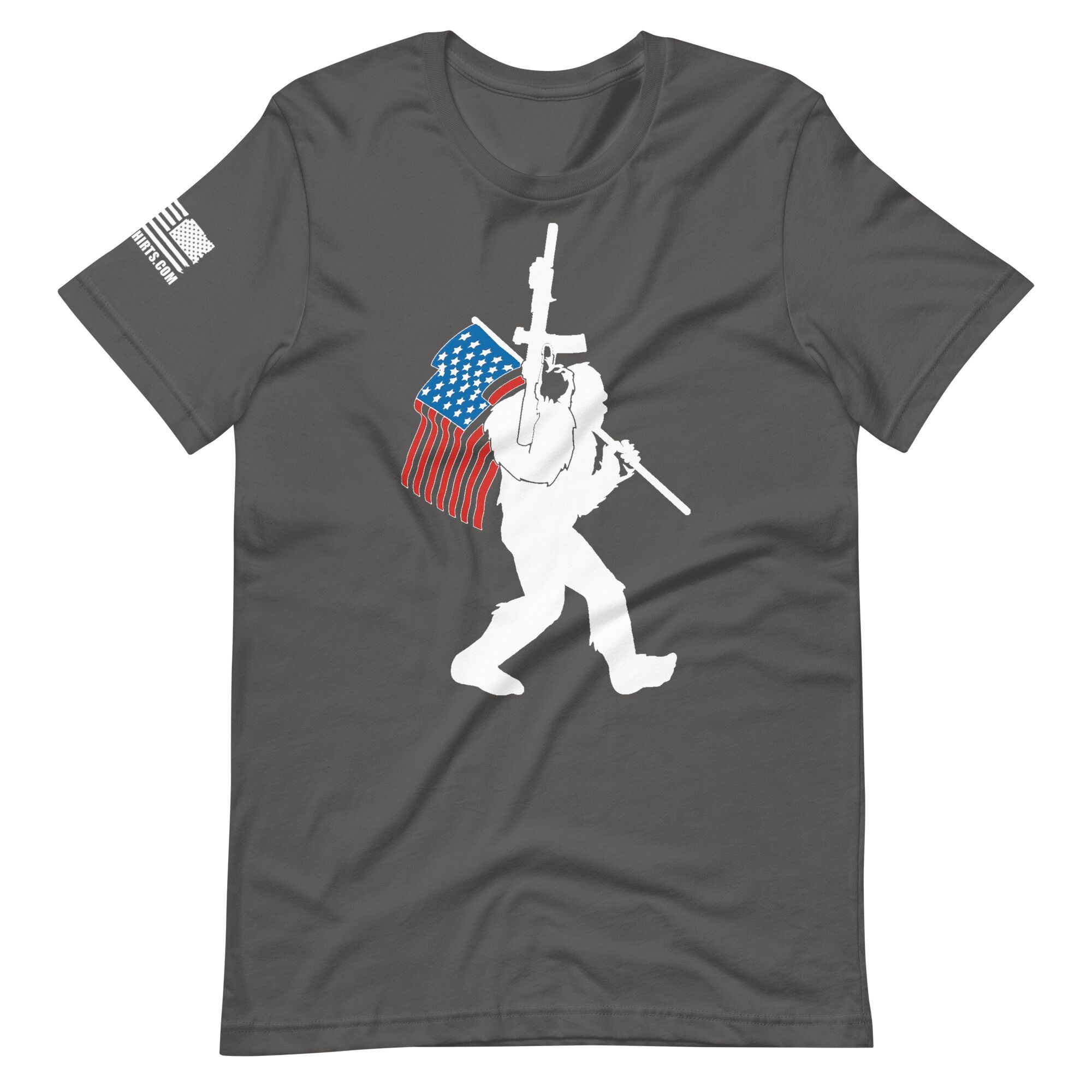 Bigfoot With A Gun 2nd Amendment Pro Gun Unisex t-shirt - Image 3