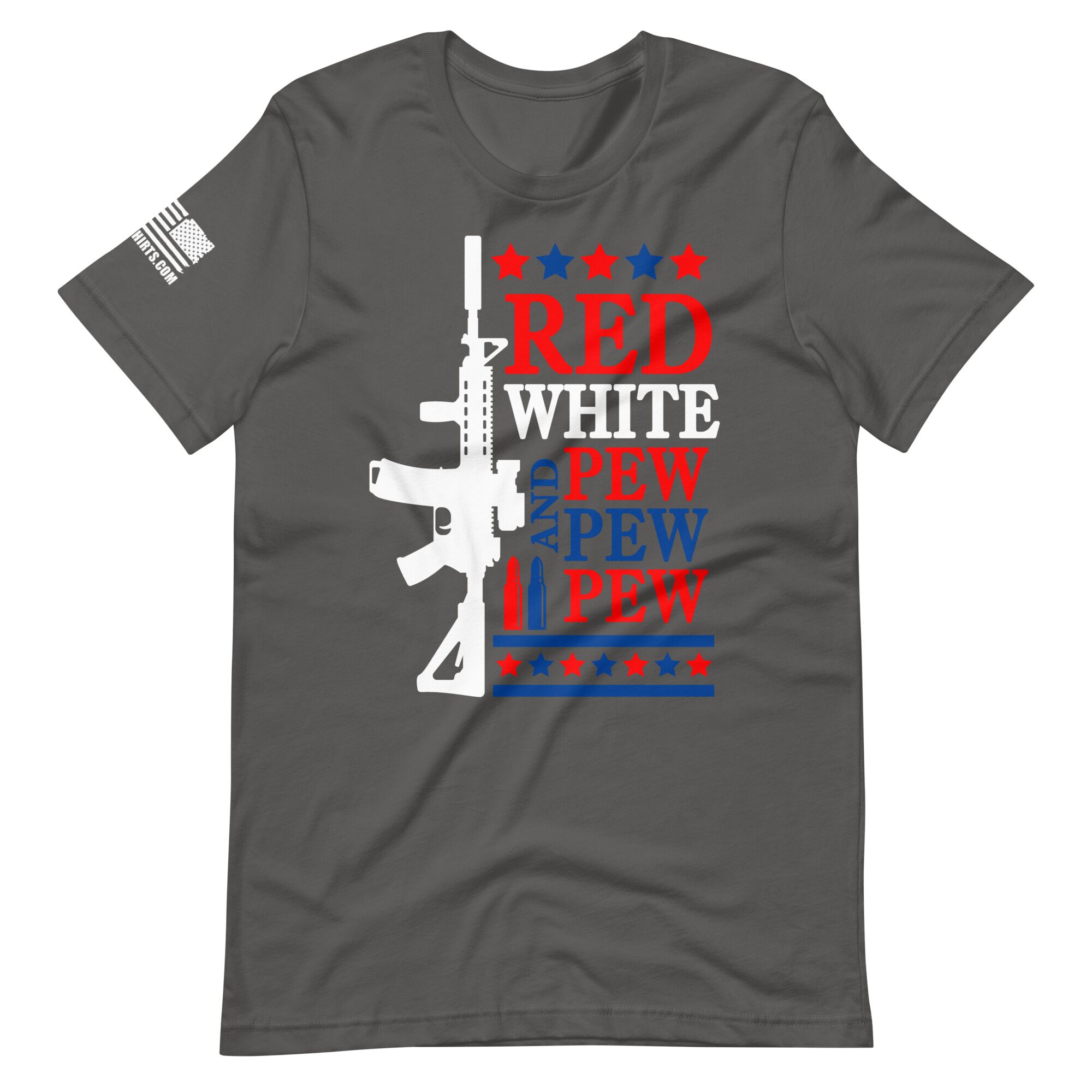 Red White 2nd amendment pro gun Unisex t-shirt - Image 3
