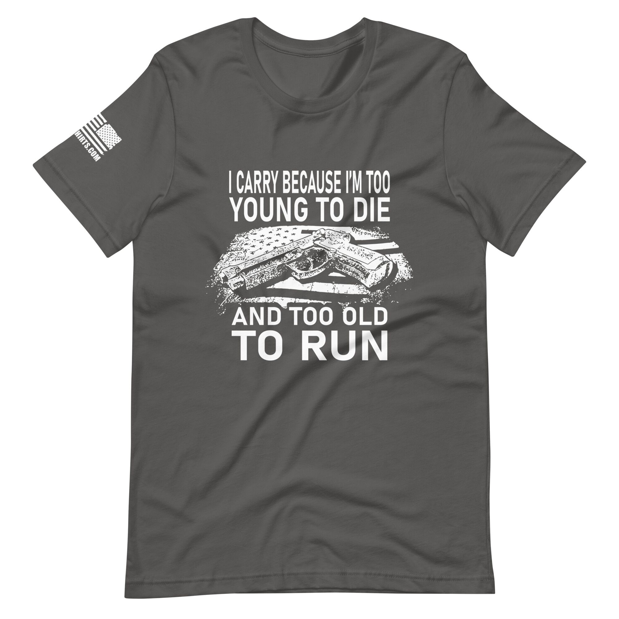 I carry because 2nd amendment pro gun Unisex t-shirt - Image 4