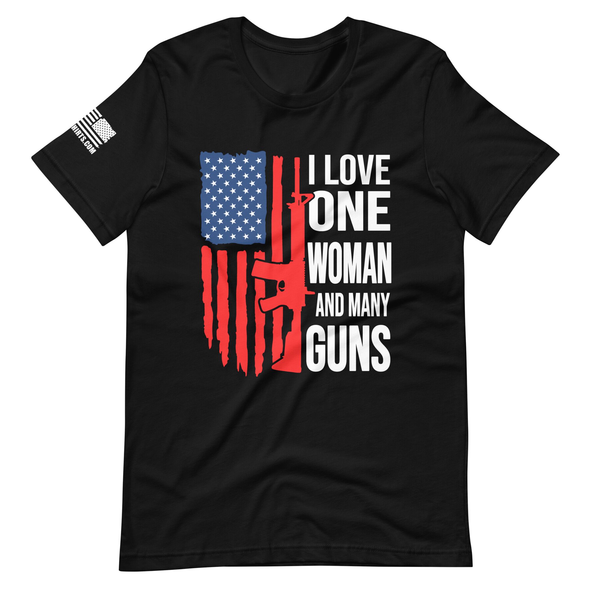 I love 2nd amendment pro gun Unisex t-shirt