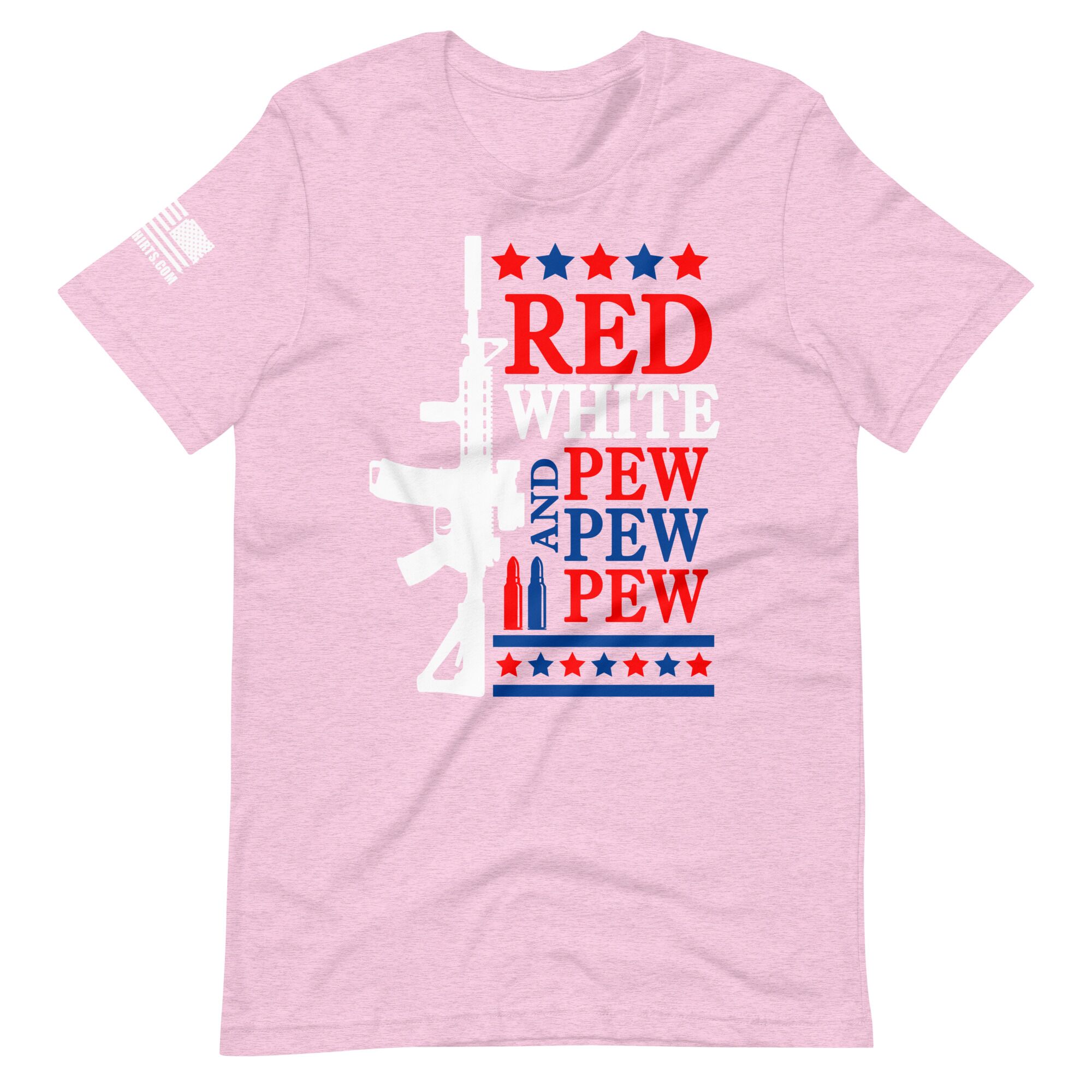 Red White 2nd amendment pro gun Unisex t-shirt - Image 5