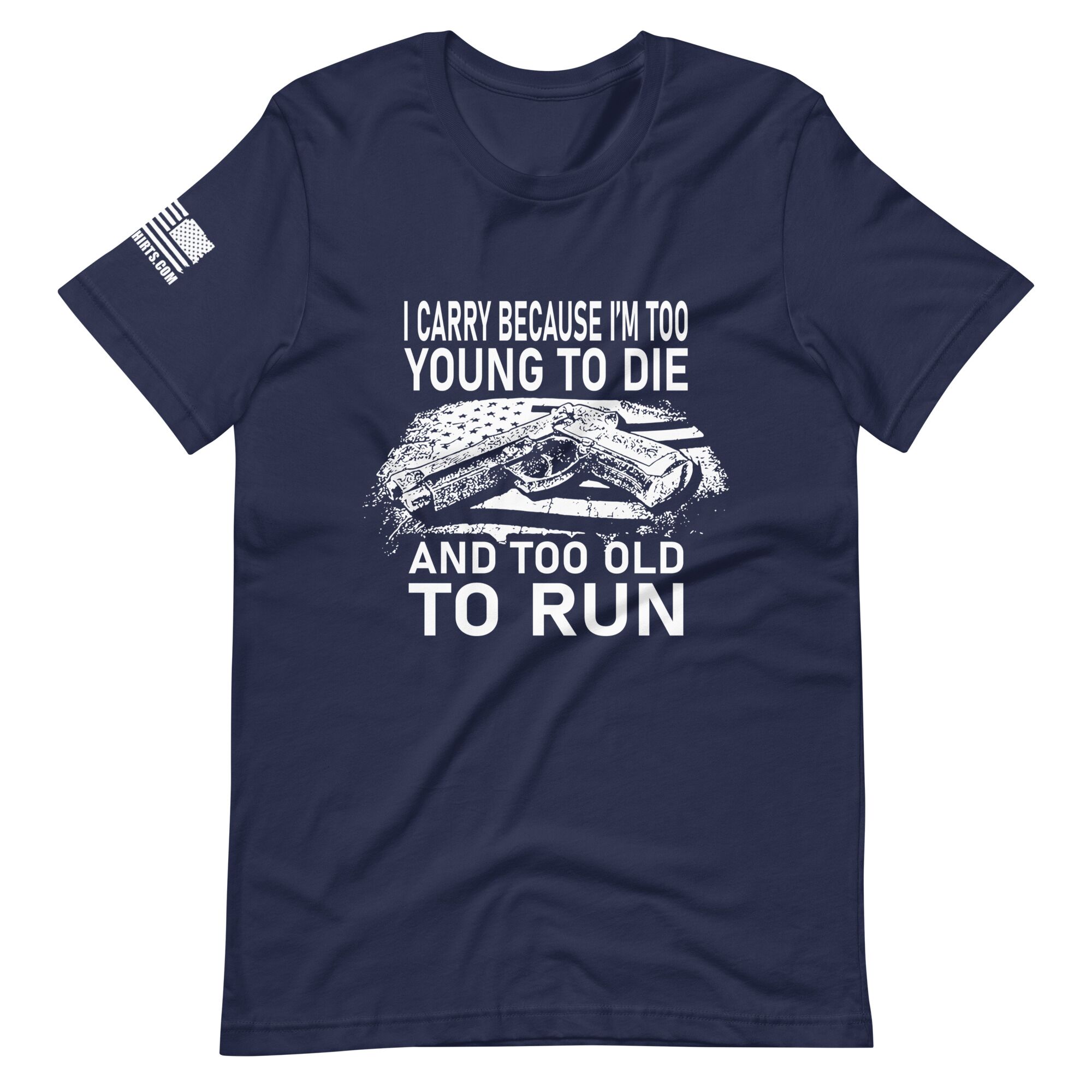 I carry because 2nd amendment pro gun Unisex t-shirt - Image 2