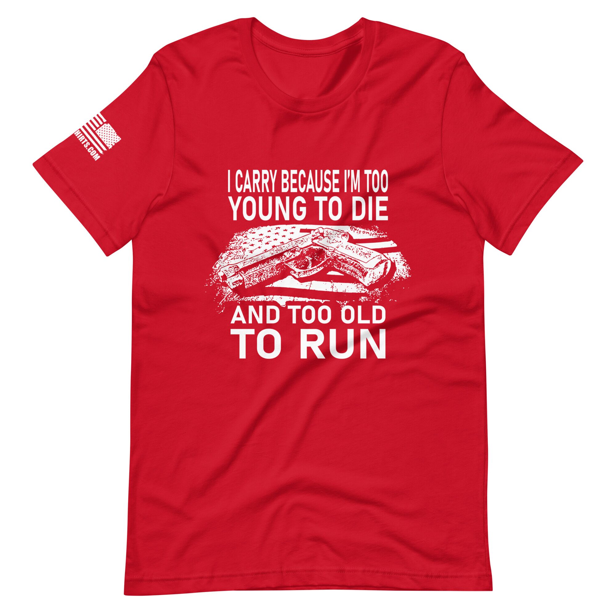 I carry because 2nd amendment pro gun Unisex t-shirt - Image 3