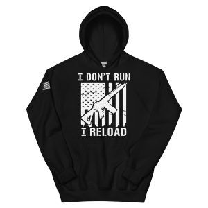 I don't run 2nd amendment pro gun Unisex Hoodie