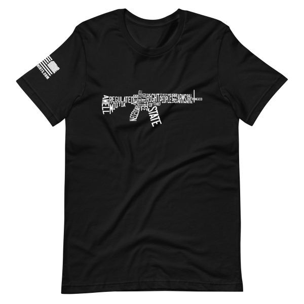 2nd amendment spelled out pro gun Unisex t-shirt