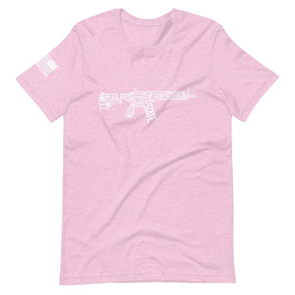 2nd amendment spelled out pro gun Unisex t-shirt - Image 6