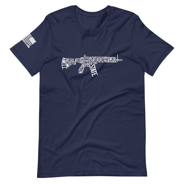 2nd amendment spelled out pro gun Unisex t-shirt - Image 2