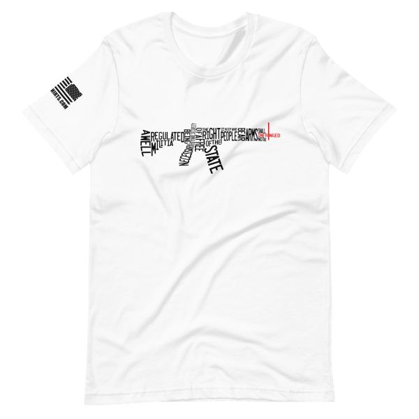 2nd amendment spelled out pro gun Unisex t-shirt - Image 7