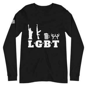 LGBT 2nd amendment pro gun Unisex Long Sleeve Tee