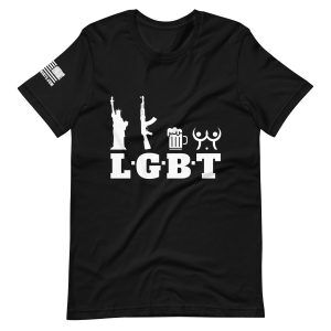 LGBT 2nd amendment pro gun Unisex t-shirt