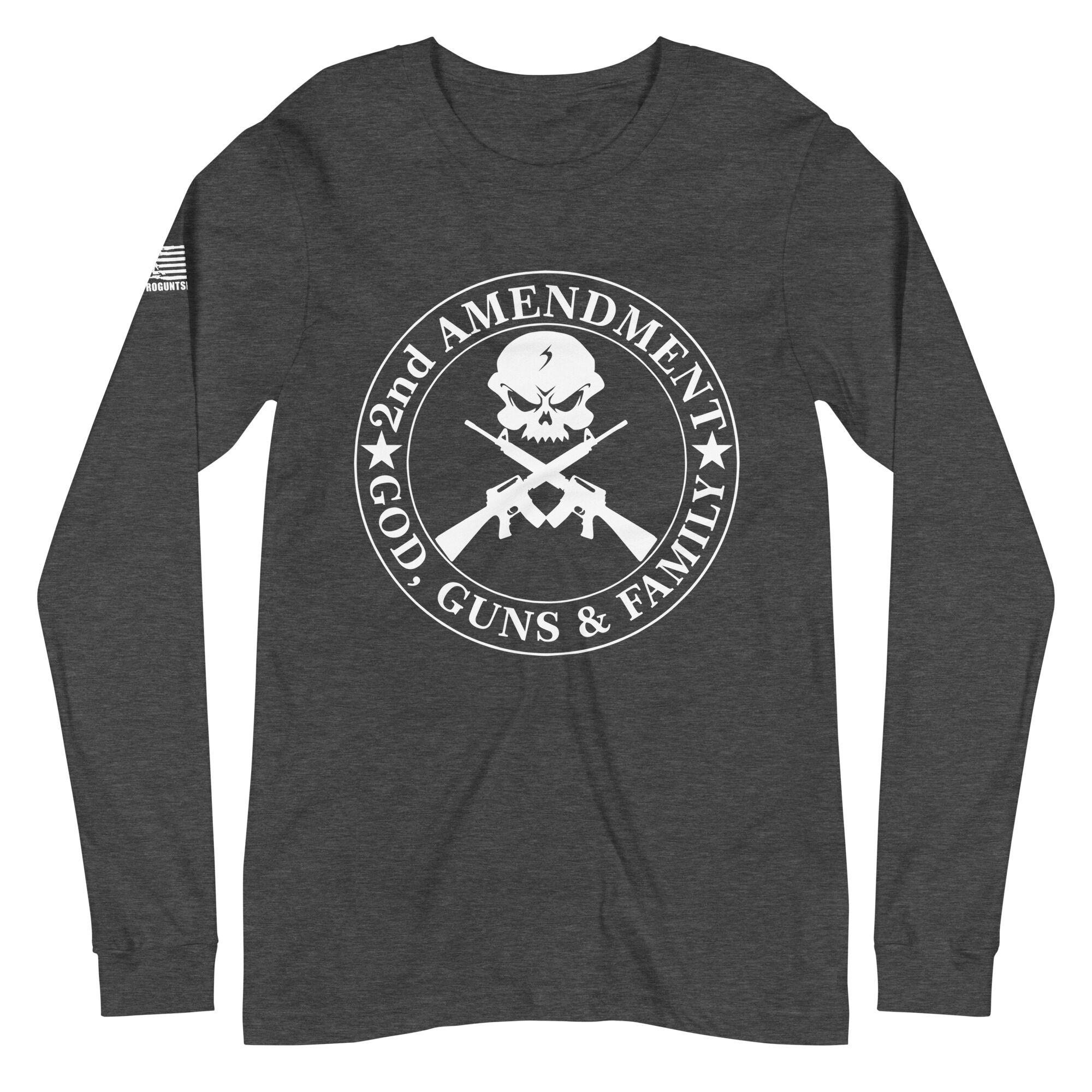God, Guns, Family 2nd amendment pro gun Unisex Long Sleeve Tee - Image 4