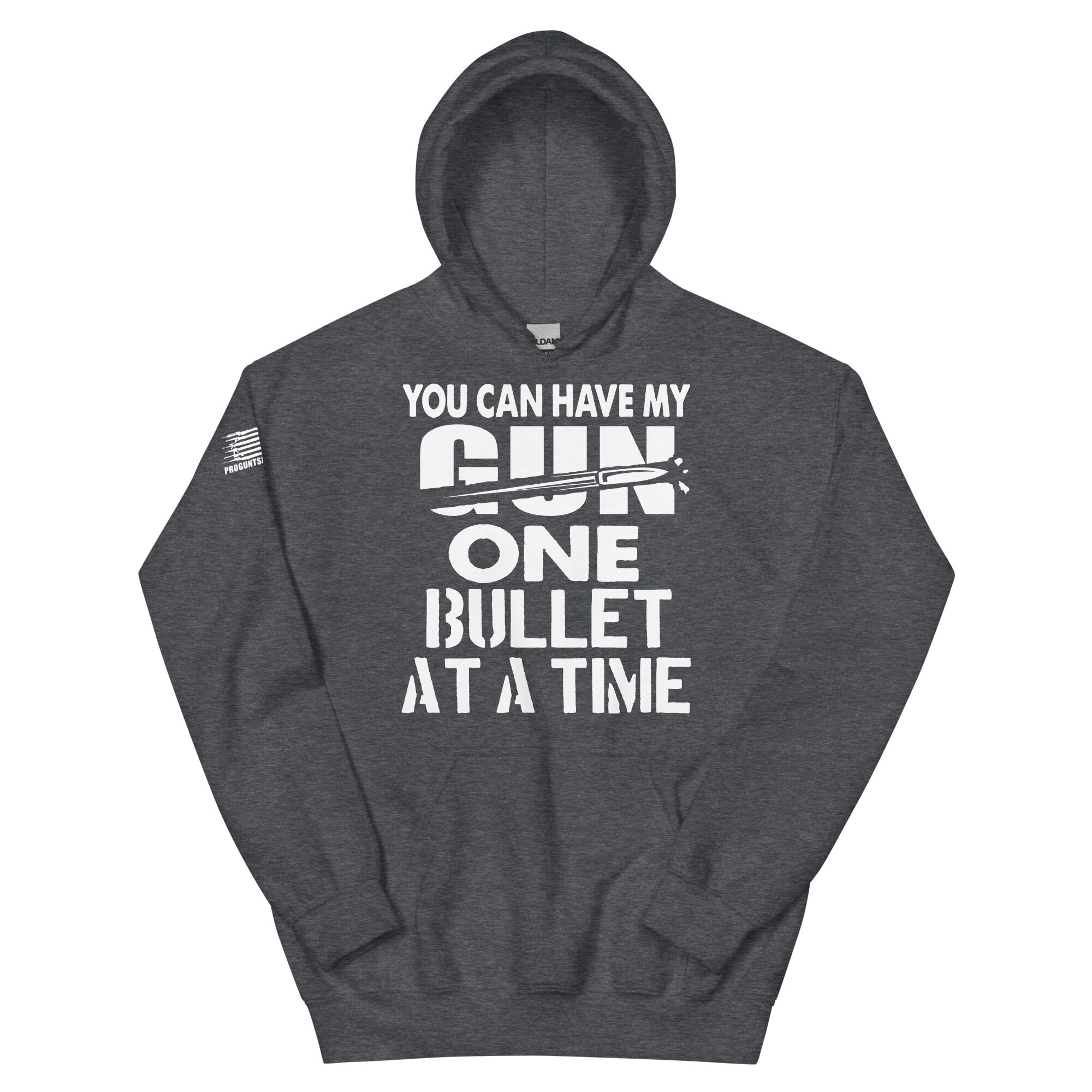 One bullet at a time 2nd amendment pro gun Unisex Hoodie - Image 5