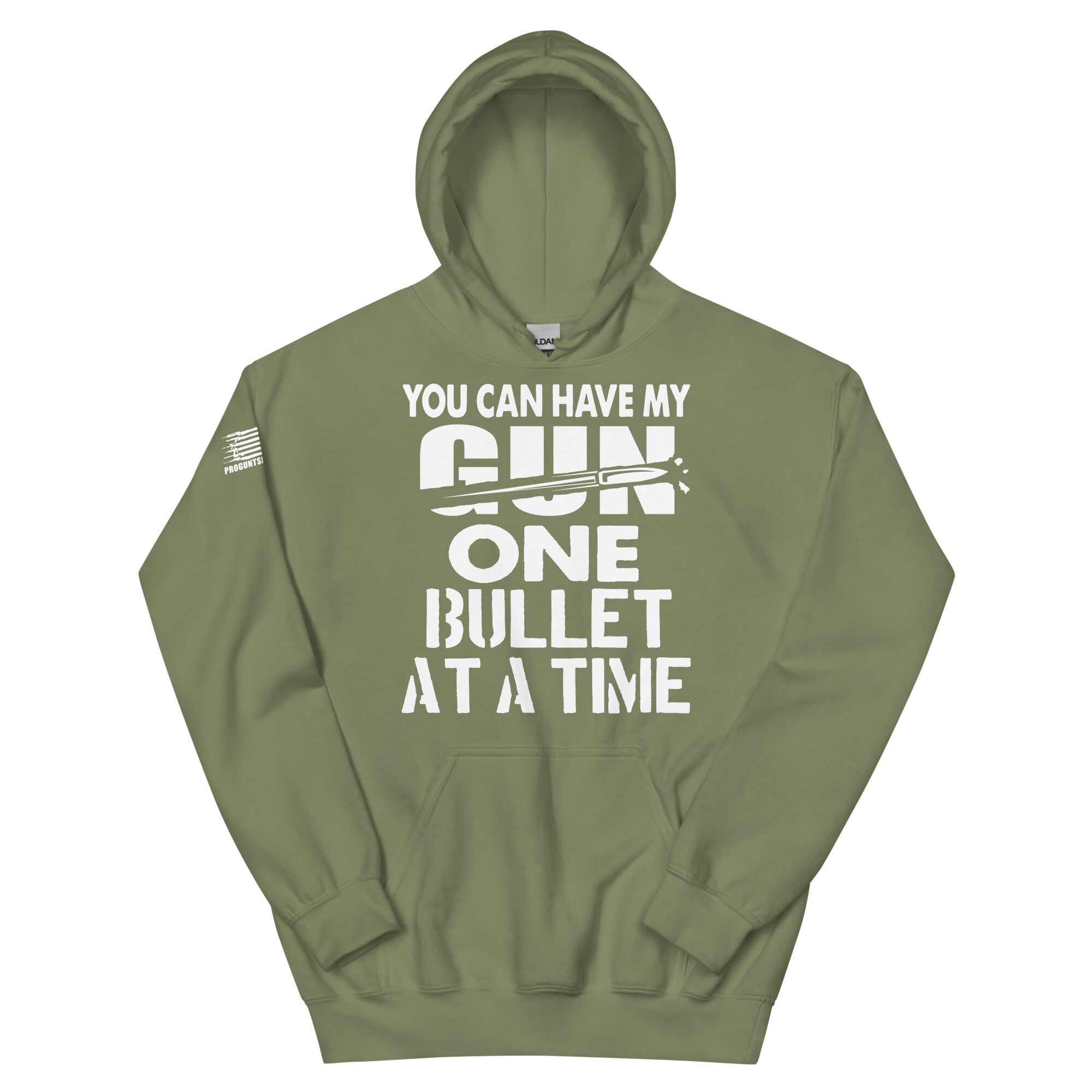 One bullet at a time 2nd amendment pro gun Unisex Hoodie - Image 7