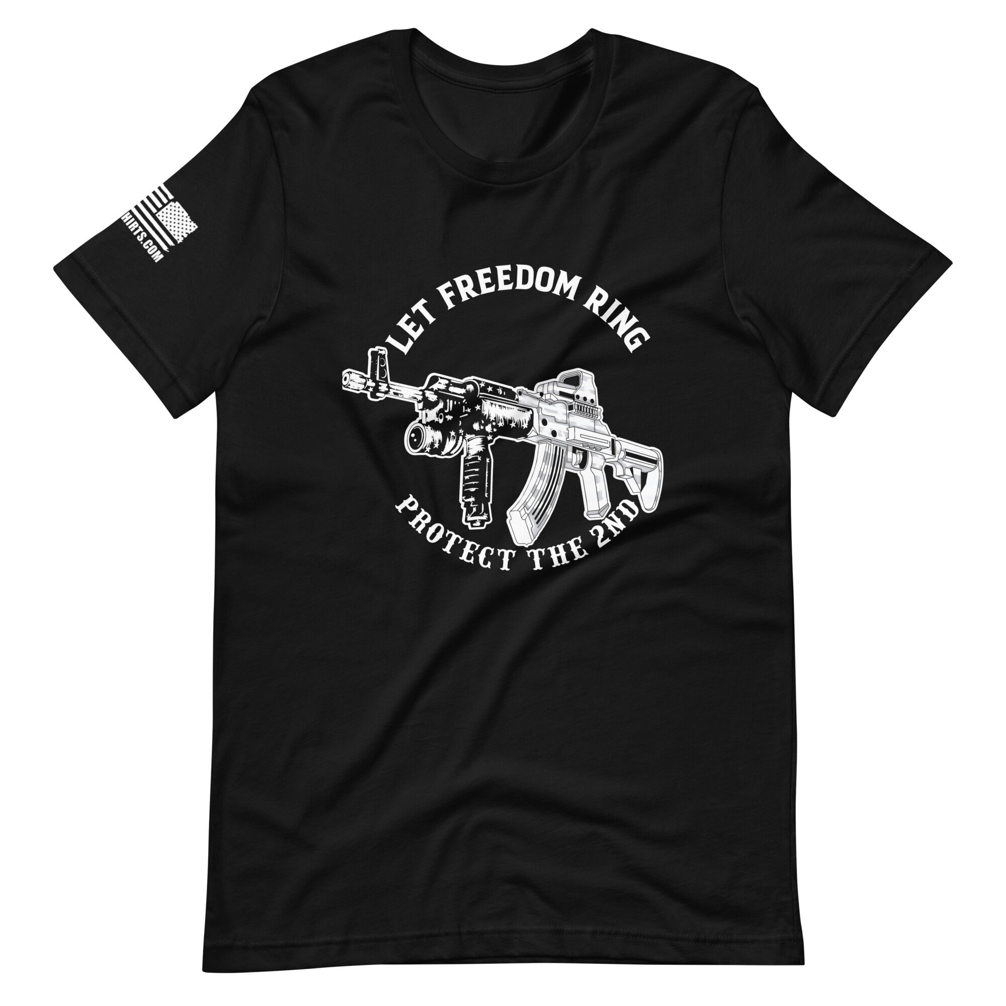 Let the freedom ring 2nd amendment pro gun Unisex t-shirt