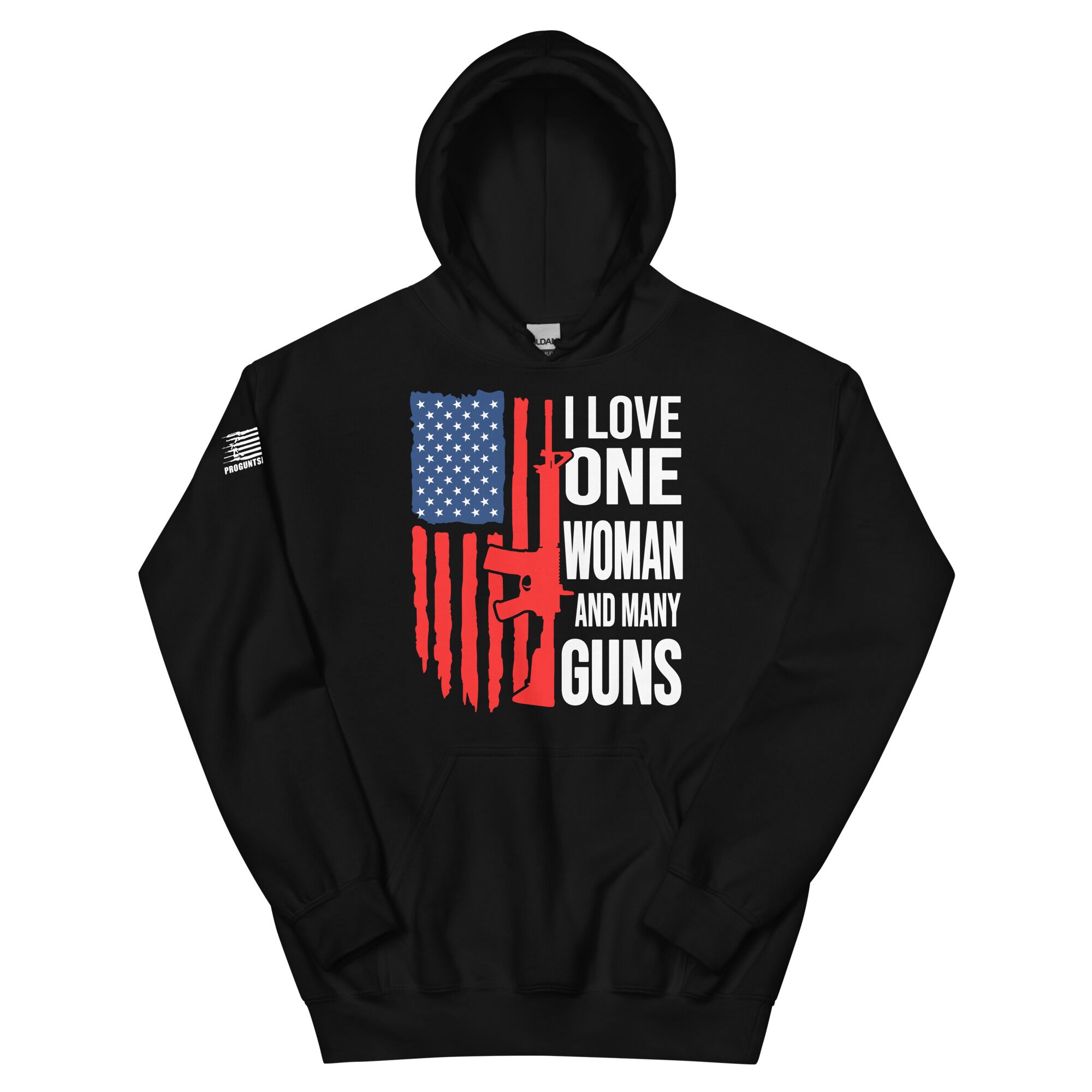 I love 2nd amendment pro gun Unisex Hoodie