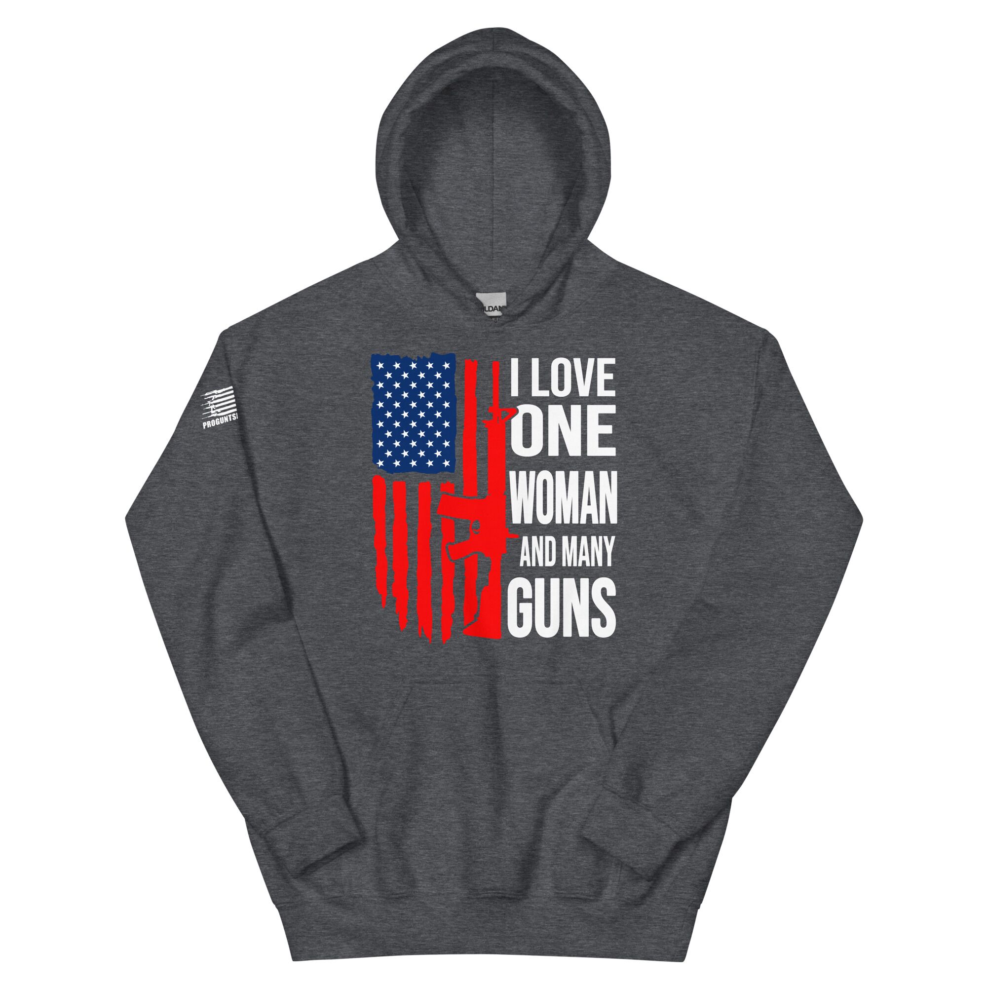 I love 2nd amendment pro gun Unisex Hoodie - Image 3