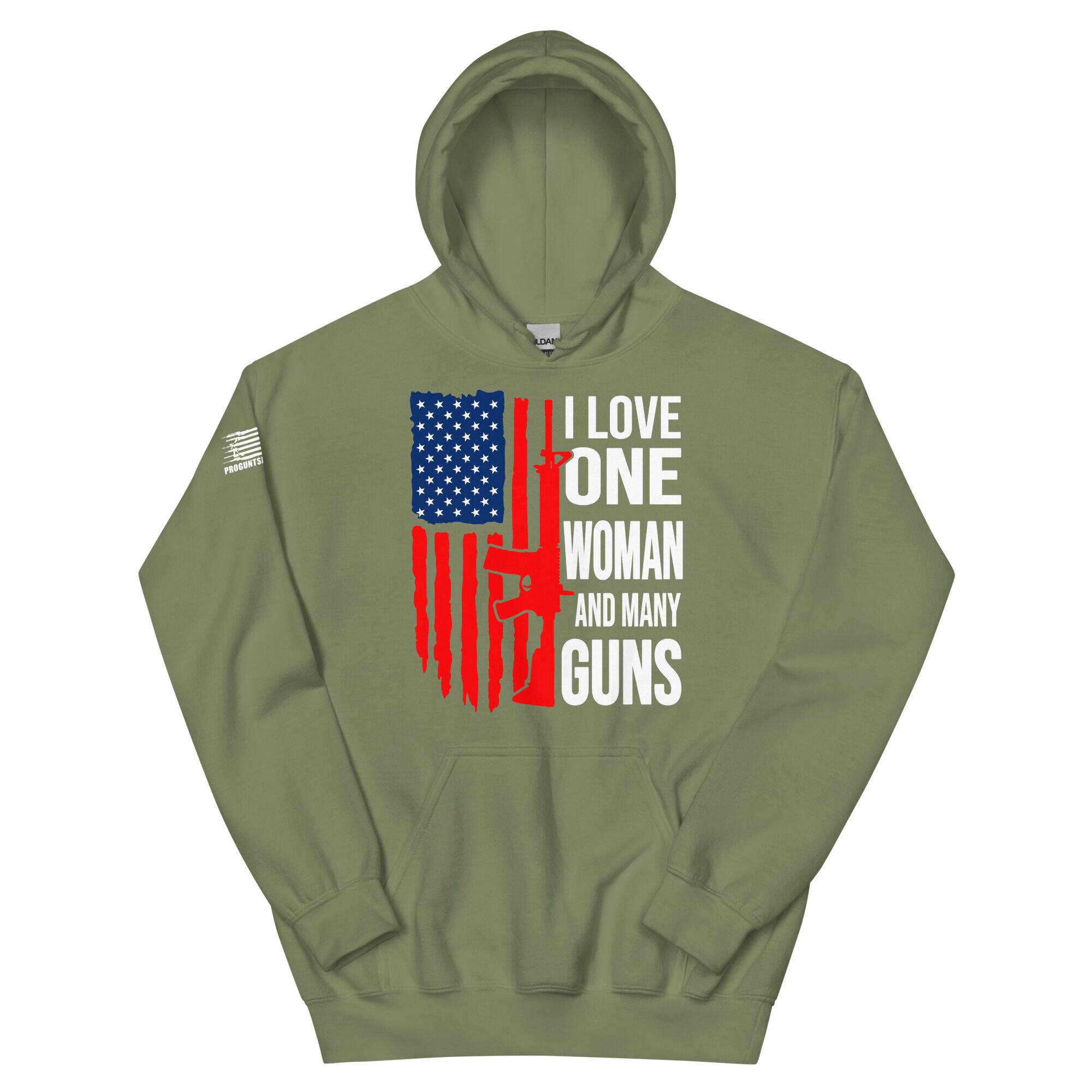 I love 2nd amendment pro gun Unisex Hoodie - Image 4