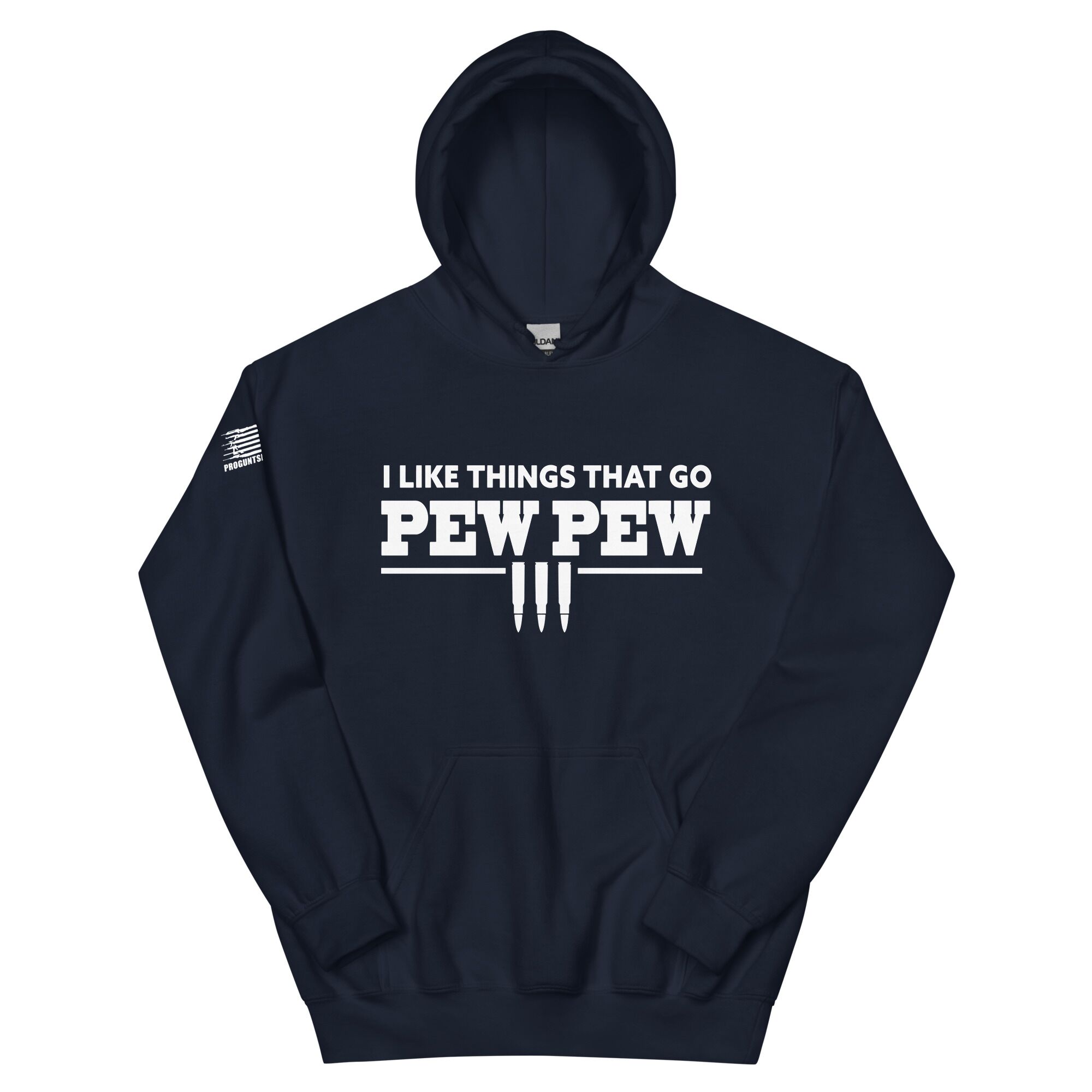 I like things that go pew pew 2nd amendment pro gun Unisex Hoodie - Image 2