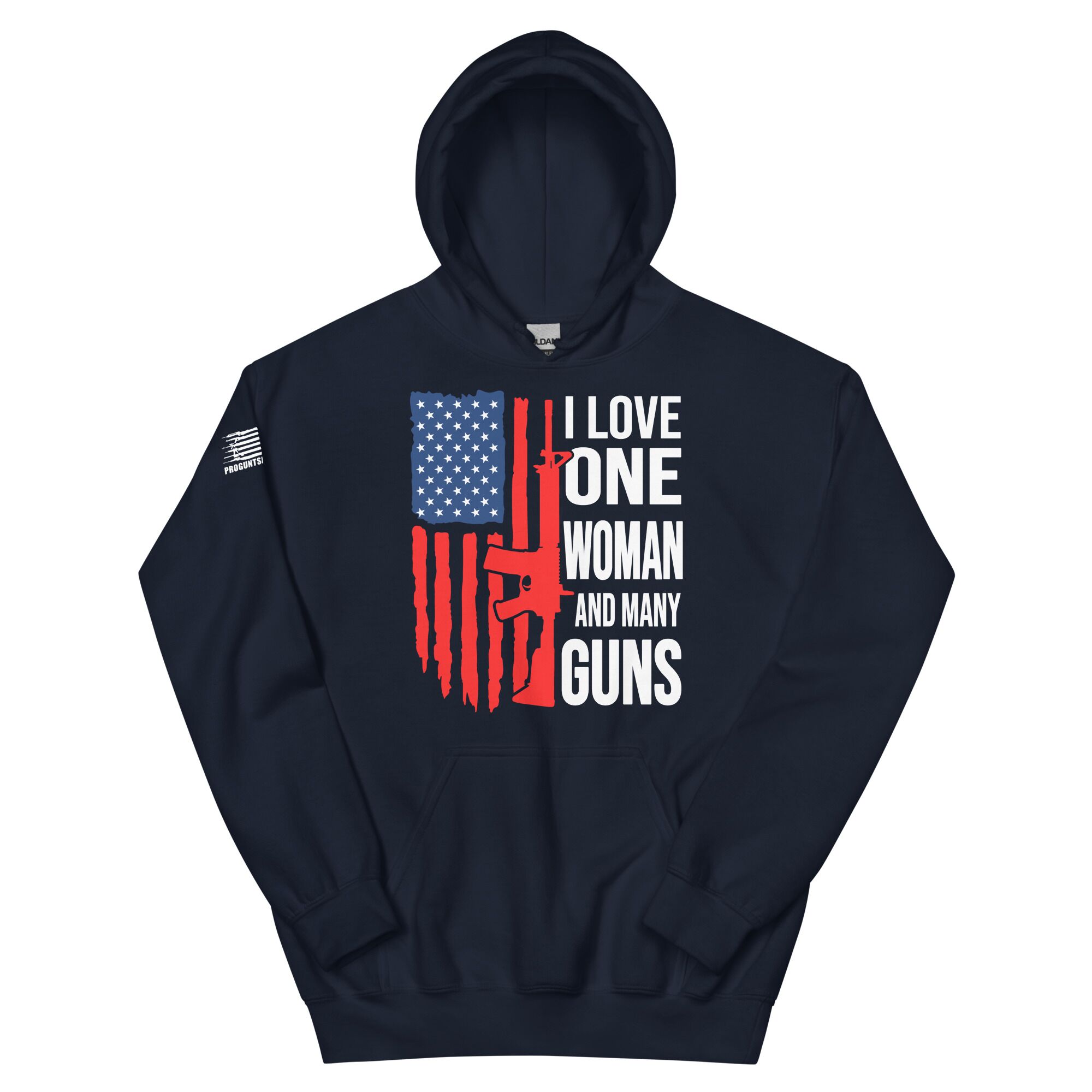I love 2nd amendment pro gun Unisex Hoodie - Image 2